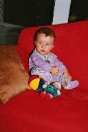 Rotes Sofa